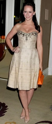 De colección Precioso Carolina Herrera Beige Ombre Seda Cruda Adornado Sin Tirantes 12 Foto 1 de 4