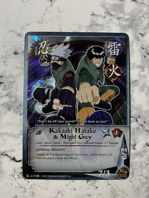 Kakashi Hatake & Might Guy - N-US119 1st Edition - Wavy Foil Lineage Legends - Image 1 of 2