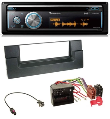 Pioneer MP3 DAB USB CD Bluetooth Autoradio für BMW 5er (E39) X5 (E53) Quadlock - Bild 1 von 4