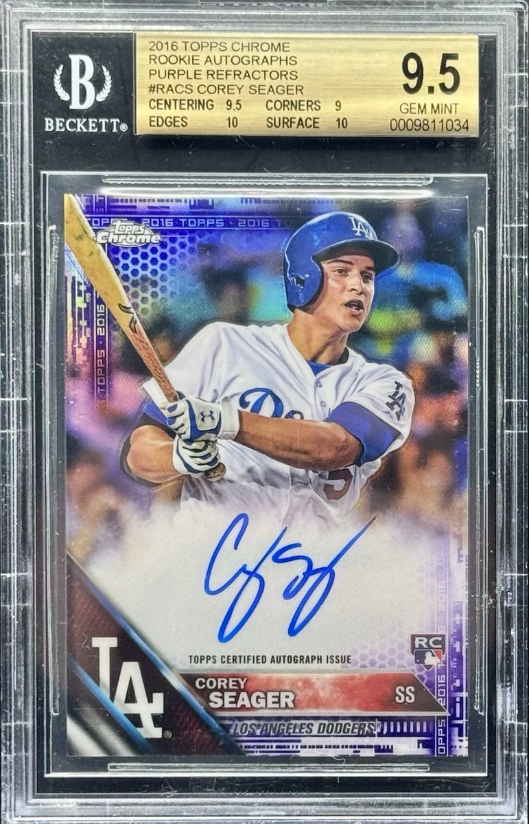 Corey Seager 10 Graded Baseball Sports Trading Cards & Accessories