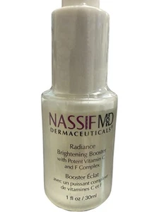 NassifMD Radiance Brightening Booster Serum with Vitamins C & F Complex 1 fl oz - Picture 1 of 6