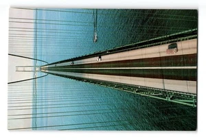 Mackinac Straits Bridge, Michigan, postal - Imagen 1 de 2
