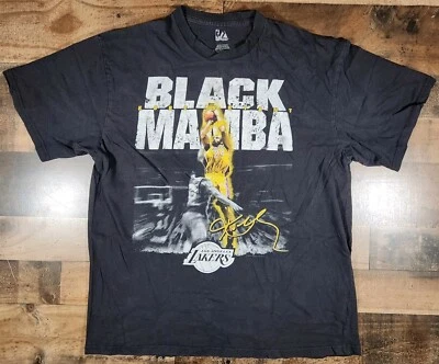 Vintage Kobe Bryant Shirt Men XL Black Mamba Y2K Los Angeles Lakers NBA Majestic - Image 1 of 4