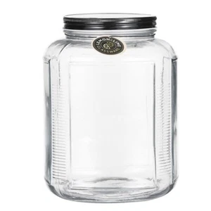 Large 4.5L Glass Jars Airtight Food Storage Kitchen Cookie Canister Container - Picture 1 of 2