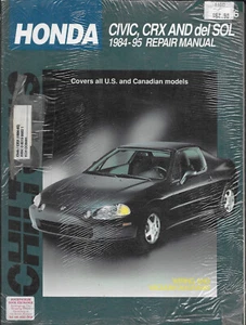 Honda Civic/CRX & del Sol Workshop Repair Manul 1984-1995 MPN 8256 - Picture 1 of 2