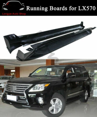 Se adapta a Lexus LX570 J200 2007-2023 estribo lateral barra Nerf con luz Foto 1 de 4