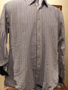 English Laundry Men's Casual shirt Long Sleeve Pattern Flip cuffs 16 34/35 - Picture 1 of 6
