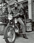1968 COOL DON STROUD TISHA STERLING TRIUMPH MOTORCYCLE 8X10 PHOTO COOGAN