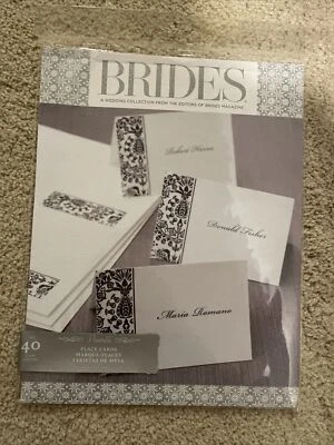 Черно-белые печатные карточки Gartner 40 штук из журнала Brides - Изображение 1 из 3