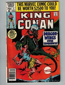King Conan #3 John Buscema Roy Thomas Danny Bulanadi George Roussos Bronze Age - Picture 1 of 2