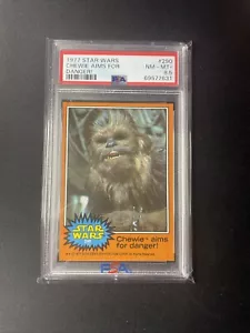 1977 Topps Star Wars PSA 8.5 NM-MT+ #290 - Chewie Aims For Danger - Picture 1 of 2