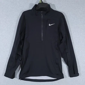Nike Golf Mens Hyperadapt Storm-Fit 10 Jacket Black Size Small Half Zip Hiking - Picture 1 of 11