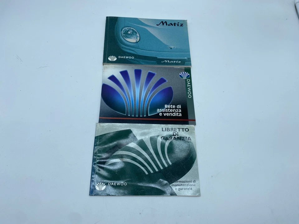 LIBRETTO USO E MANUTENZIONE DAEWOO MATIZ 2000 ITALIANO ORIGINALE - Immagine 1 di 4