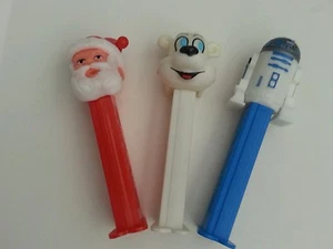 PEZ Spender (3) Weihnachtsmann, Eisbär, R2-D2 - Bild 1 von 7