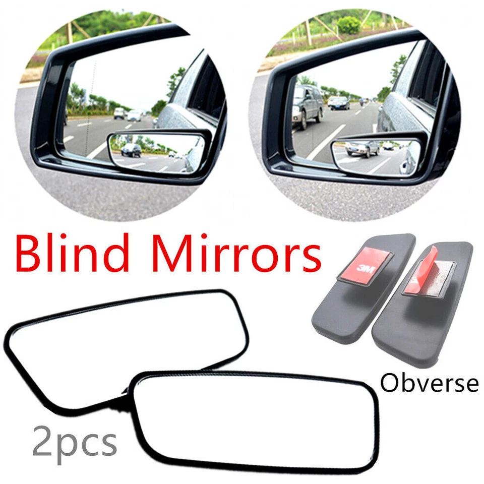 2x Espejo retrovisor auxiliar lateral universal para coche SUV punto ciego Foto 1 de 4