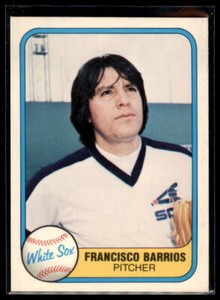 1981 Fleer  Francisco Barrios  #352 Chicago White Sox