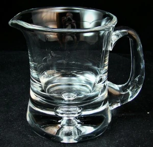 Block Crystal Air Bubble possibly KARLSTADT Creamer - Picture 1 of 6
