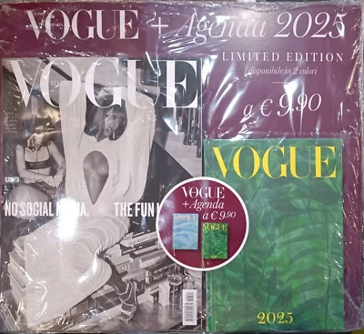VOGUE ITALIA AGENDA 2025 VERDE LIMITED EDITION - Immagine 1 di 2