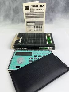 Vintage American Express Toshiba LC-852 Calculator Wallet Promotional - Picture 1 of 6