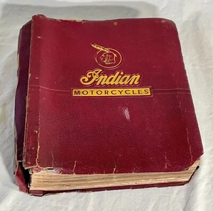 1955 - 1958 Indian Motorcycle Dealership Parts & Accessories Guide Ultra Rare  - Picture 1 of 18