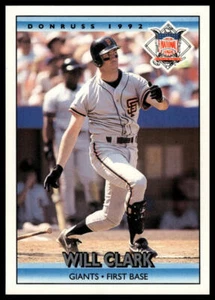 1992 Donruss #428 Will Clark - Picture 1 of 2