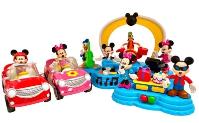 Mickey s Mouse Clubhouse Jammin  Jamstand Talking Bobbin Counting Cars Minnie - Image 1 of 4