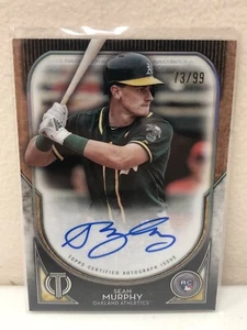 2020 Topps Tribute Sean Murphy #LA-SM Rookie Auto Oakland Athletics /99 - Picture 1 of 6