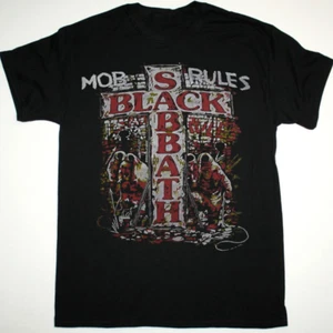 Camisa Tour Mob Rules 1981 Black Sabbath negra unisex talla S-5XL - Imagen 1 de 3
