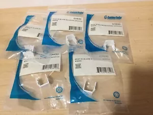 Snap In Blank Keystone Module White New Cables To Go 03820 Lot Of 5 - Picture 1 of 2