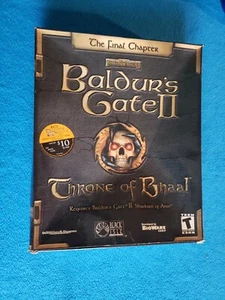 Baldur's Gate II: Throne of Bhaal (PC, 2001) BIG BOX  - Picture 1 of 12