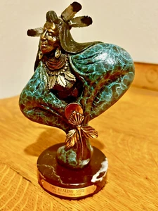 David RL Hendrix Bronze Sculpture The Healing Seed - Picture 1 of 13