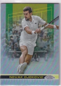 Topps Chrome 2024 Tennis No. 1 Novak Djokovic Refractor - Bild 1 von 2