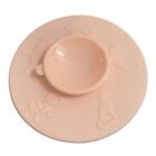 Secure & Strong Sunction Pad Silicone Suction Cup Tableware for Baby Feeding