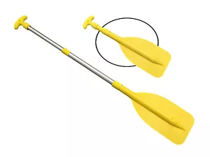 Pactrade Marine Kajak Kanu Floß JetSki gelb Teleskop Aluminium Mini Paddel - Bild 1 von 7