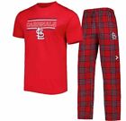 NWT St. Louis Cardinals Badge T-Shirt & Pants Sleep Set Men’s Medium Flannel