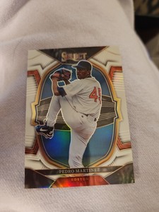 2023 Panini Select #18 Pedro Martinez White Prizm /149 Boston Red Sox