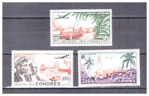 COMORES .  PA  N°  1 / 3    . SERIE    SITES   NEUVE   .  **    . SUPERBE . - Picture 1 of 2