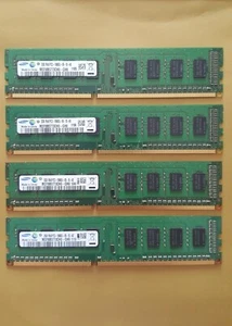 SAMSUNG RAM DDR3 2GB 1Rx8 PC3-10600U 1333MHz CH9 M378B5773CH0 - Foto 1 di 1
