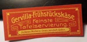 Gervilla-Frühstückskäse - Jüchener Molkerei Jüchen / Etikett - Picture 1 of 1
