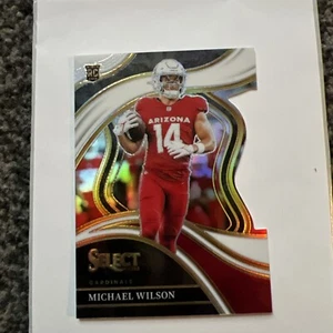 2023 Select Club Level White Prizm Die-Cut 172/199 Michael Wilson Cardinals RC - Picture 1 of 2