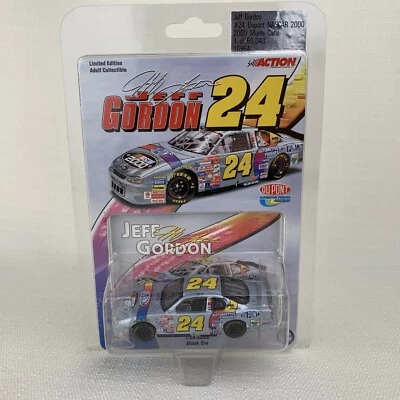 Action NASCAR Jeff Gordon 24 Dupont 2000 1:64 Silver Diecast Car Limited Edition - Image 1 of 4