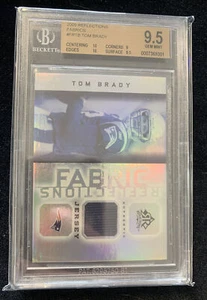 Tom Brady 2005 Reflections Fabric GU JSY JERSEY BGS 9.5 GEM MINT - Bild 1 von 11