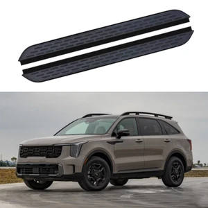 2 PIEZAS estriberas peldaños laterales para Kia Sorento 2021-2025 pedales fijos barras Nerf - Imagen 1 de 16