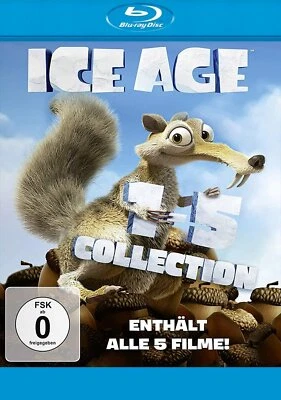 Ice Age 1+2+3+4+5 - (Voll Verschoben / Kollision voraus!) # 5-BLU-RAY-BOX-NEU - Bild 1 von 3