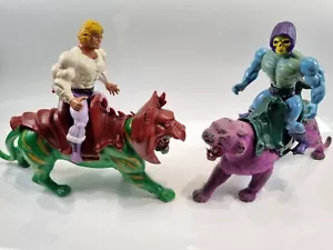 He-Man Masters of Universe Vintage MOTU Action Figur Konvolut Battle Cat Panthor - Bild 1 von 9