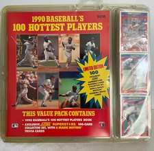 New 1990 score Baseball’s 100 Hottest Players limited Edition Factory Sealed