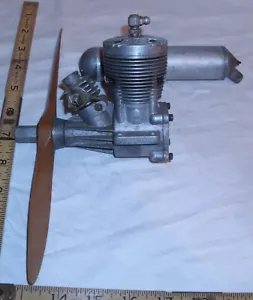 K&B LARGE GAS GLOW HEAD NITRO ENGINE FOR AIRPLANE WITH PROP & CARB. #4 - Picture 1 of 3