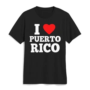 I love Puerto Rico USA T-Shirt - Picture 1 of 8