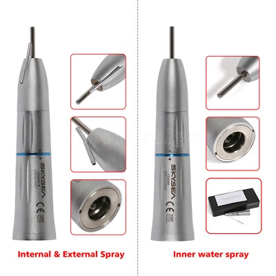 Pieza de mano dental recta baja velocidad interior (externo) agua tipo E SA Foto 1 de 4