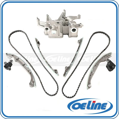 Timing Chain Kit for 04-09 Infiniti Nissan Armada Pathfinder 5.6 VK56DE Oil Pump - Image 1 of 4